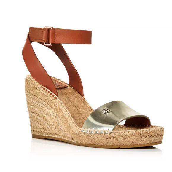 Tory Burch Women's Bima Espadrille Platform Wedge Sandals NWOT 6 - Picture 1 of 5